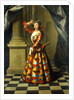Hester Booth as a Harlequin Woman by John Ellys