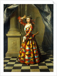 Hester Booth as a Harlequin Woman by John Ellys