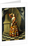 Hester Booth as a Harlequin Woman by John Ellys