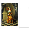 Hester Booth as a Harlequin Woman by John Ellys