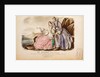 Two Women on Rocks, Le Follet, Journal du Grand Monde. France, 19th century by Anonymous