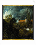 Trees, Sky and Red House by John Constable