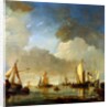 Large Ships and Boats in a Calm by Willem Van de Velde