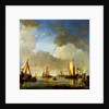 Large Ships and Boats in a Calm by Willem Van de Velde