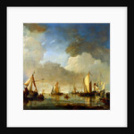 Large Ships and Boats in a Calm by Willem Van de Velde