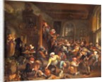The egg dance, peasants merrymaking in an Inn by Jan Steen