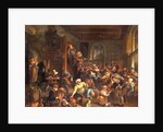 The egg dance, peasants merrymaking in an Inn by Jan Steen