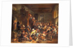 The egg dance, peasants merrymaking in an Inn by Jan Steen