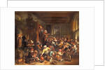 The egg dance, peasants merrymaking in an Inn by Jan Steen