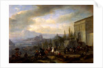 The Departure of a Hawking Party by Philips Wouverman