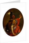 Mars as a warrior by Guercino