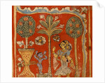Krishna tied to a mortar by Unknown