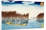 Seaweed Gathers at Omori by Utagawa Kuniyoshi