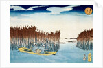 Seaweed Gathers at Omori by Utagawa Kuniyoshi