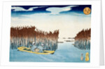 Seaweed Gathers at Omori by Utagawa Kuniyoshi