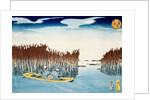 Seaweed Gathers at Omori by Utagawa Kuniyoshi