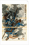 Death of Sasai Masayasu by Utagawa Kuniyoshi