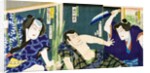 Ichimura Kakitu attacks Nakamura Nakazo with a knife by Ichiyosai Kunichika