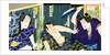 Ichimura Kakitu attacks Nakamura Nakazo with a knife by Ichiyosai Kunichika