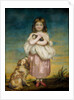 A Little Girl Nursing a Kitten by James Northcote