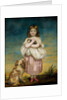 A Little Girl Nursing a Kitten by James Northcote