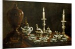 Tea service on tray. England, late 18th century by Unknown
