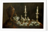 Tea service on tray. England, late 18th century by Unknown
