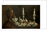 Tea service on tray. England, late 18th century by Unknown