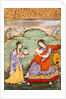 Lady with a companion. India, Mughal period, early 17th century by Unknown