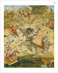 Battle between soldiers by Unknown