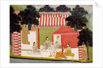Prince with ladies in camp by Unknown