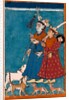 Shiva and the goddess Devi with attendant animals by Unknown