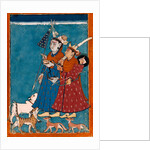 Shiva and the goddess Devi with attendant animals by Unknown