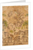 The mythical bird Smurgh, grasping elephants in its claws. India, mid-17th century by Unknown