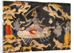 Goddess Kali with attendants and corpses by Unknown