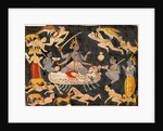 Goddess Kali with attendants and corpses by Unknown