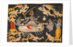 Goddess Kali with attendants and corpses by Unknown