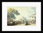 A horse fair at Southampton by Thomas Rowlandson