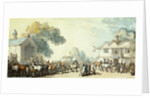 A horse fair at Southampton by Thomas Rowlandson
