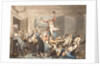 The hunt supper by Thomas Rowlandson
