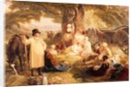 Haymakers at Dinner by Thomas Uwins