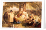 Haymakers at Dinner by Thomas Uwins