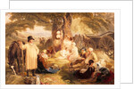 Haymakers at Dinner by Thomas Uwins