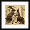 Two Rabbits or Hares by William Frend De Morgan