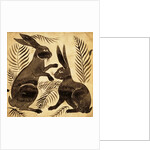 Two Rabbits or Hares by William Frend De Morgan