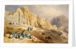 Principal range of tombs by William Henry Bartlett