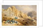 Principal range of tombs by William Henry Bartlett