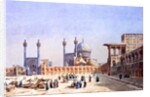 Meidan-i-Chah ou Place Royale, Ispahan by Eugéne-Napoléon Flandin