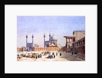 Meidan-i-Chah ou Place Royale, Ispahan by Eugéne-Napoléon Flandin