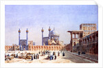 Meidan-i-Chah ou Place Royale, Ispahan by Eugéne-Napoléon Flandin